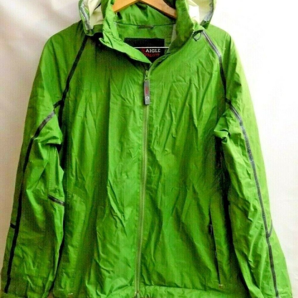 AIGLE ACTIMUM Jacket Mens Size L Zip PACKABLE